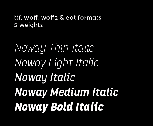 Included in noway web - italic