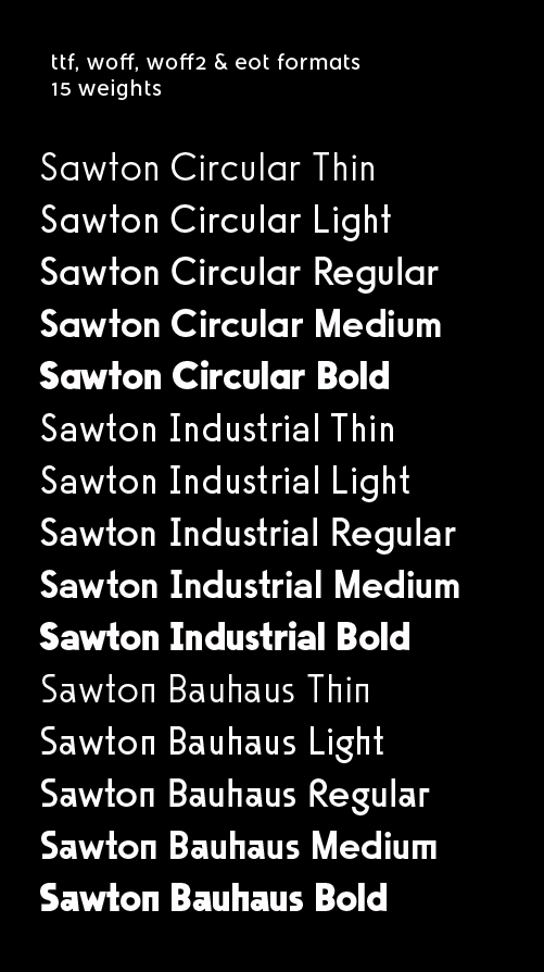 Included in sawton complete - webfont