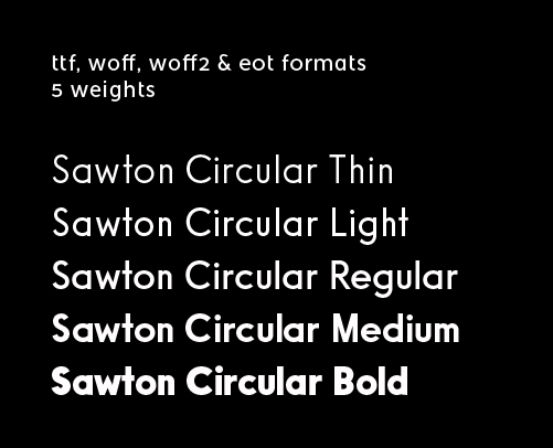 Included in sawton circular - webfont