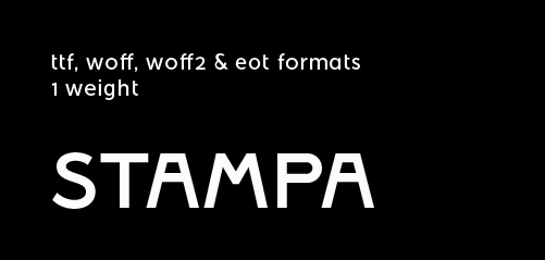 Included in stampa webfont